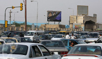 Traffic jam in Iraq