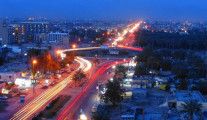 Baghdad at night